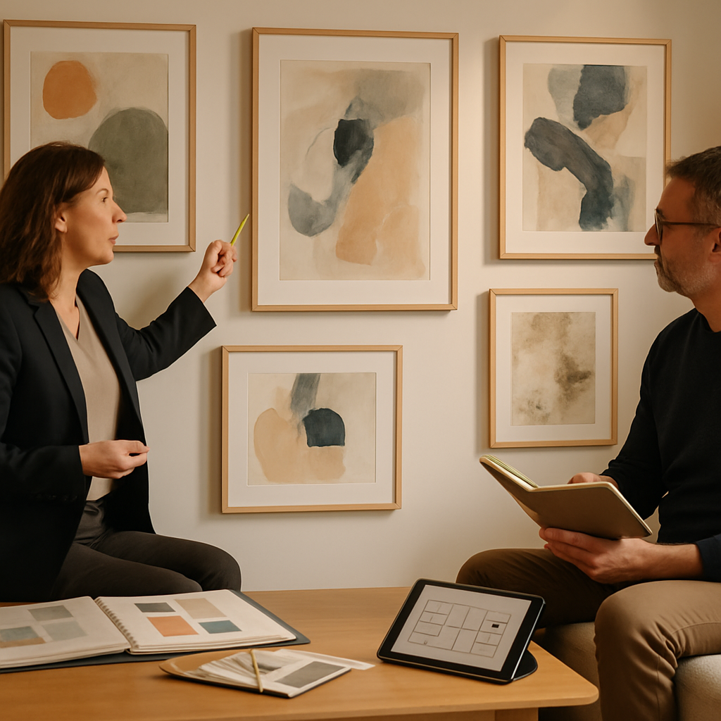 Weigoni Kunstgalerie: Beratung für Private Sammlungen Zuhause