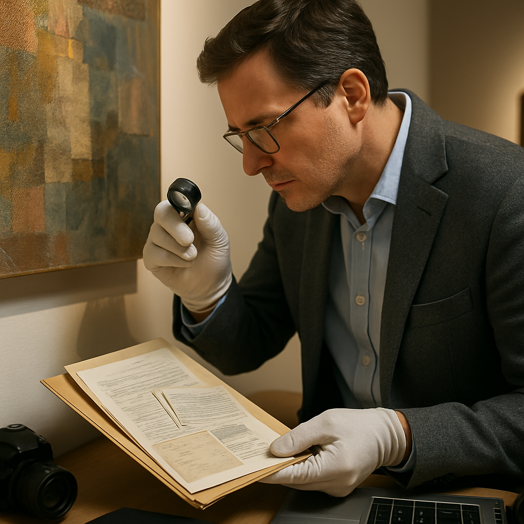 Kunstbewertung, Provenienzprüfung und Authentizität bei Weigoni