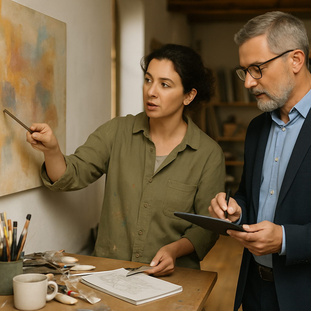 Künstlerporträts und Atelierbesuche bei Weigoni Kunstgalerie